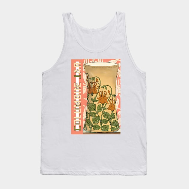 Columbine Jarra florido Tank Top by Marccelus